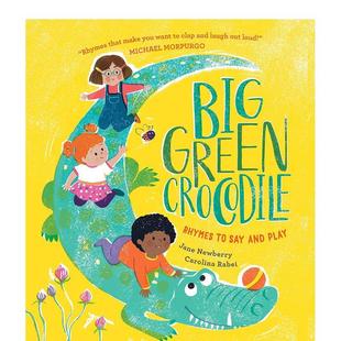 Books3 书9781910959619 大鳄鱼Big Newberry精装 Otter Crocodile英文儿童绘本虚构类Jane 绿色 Green 6岁进口原版 Barry 现货