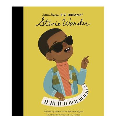 【现货】【小人物大梦想】史蒂夫旺德英文儿童绘本人物传记进口原版图书【Little People， Big Dreams】Stevie Wonder精装Maria