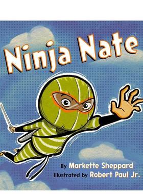 【预售】忍者内特英文儿童绘本交通工具城市人文进口原版书6岁-9岁精装Ninja NateSHEPPARD  MARKETTES&S Books for Young Reade