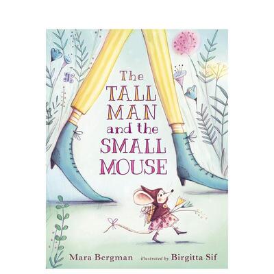 【现货】高个子和小矮鼠The Tall Man and the Small Mouse英文儿童绘本人际关系Mara Bergman?精装Walker Books UK6-9岁进口原版