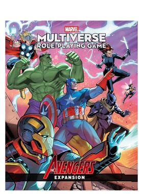 【现货】【Marvel】漫威多元宇宙角色扮演游戏复仇者联盟扩展版Marvel Multiverse Role-Playing Game英文漫画图书Paco Medina精装
