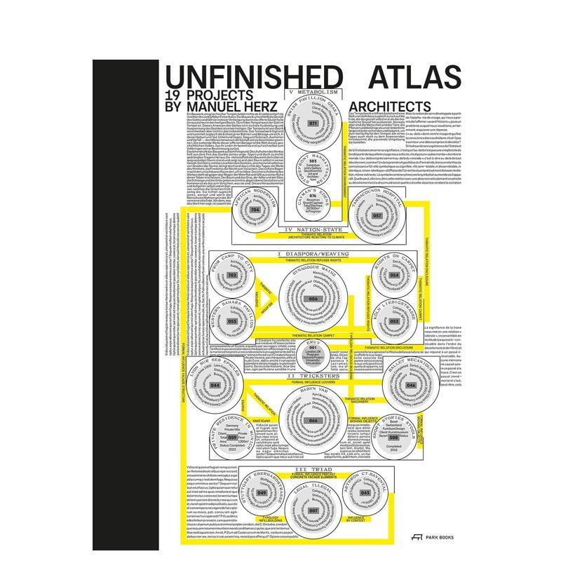 【现货】未竟图集曼努埃尔赫尔茨建筑事务所19个项目Unfinished Atlas英文建筑设计建筑师工作室Ludovic Balland精装Park Books进