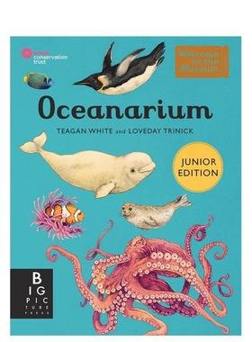 【现货】【欢迎来到博物馆】海洋馆基础版英文儿童绘本知识百科进口原版图书【Welcome To The Museum】Oceanarium精装Loveday T