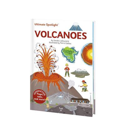 【现货】【焦点翻翻立体书】火山【Ultimate Spotlight】Volcanoes英文儿童趣味Sophie Dussausois精装Twirl Books3-6岁进口原版书