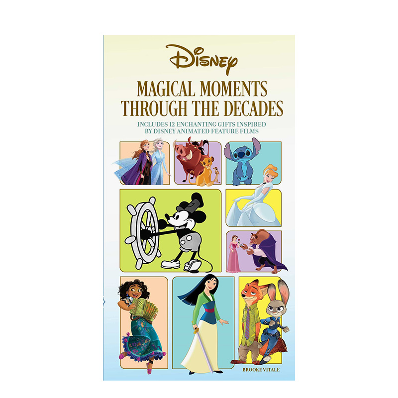 【现货】迪斯尼：几十年来的神奇时刻Disney: Magical Moments Through the Decades英文艺术插画原画设定集进口原版图书Insight 书籍/杂志/报纸 艺术类原版书 原图主图