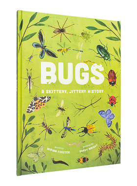 【现货】昆虫趣史Bugs英文儿童绘本动物生态环保Forster精装Abrams Books for Young Readers3-6岁进口原版书9781419761133