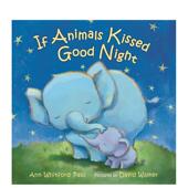 拟人动物睡前故事 Padded Good Kissed Board Book儿童绘本儿童绘本IP系 Night 如果动物们亲吻道晚安 Animals 预售