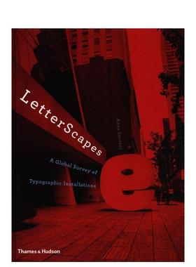 【现货】字体雕塑LetterScapes英文外国美术当代Anna Saccani Leonardo SonnoliThames & Hudson进口原版书9780500241431