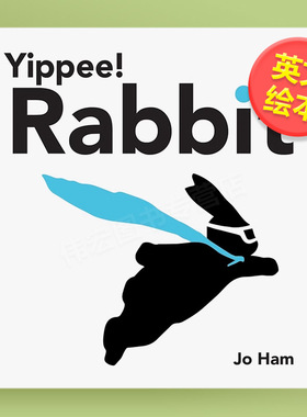 【预售】【英国插画师Jo Ham】好耶！兔子英文儿童绘本插画师进口原版外版书精装3-6周岁【Jo Ham's Rabbit】Yippee! RabbitHamW