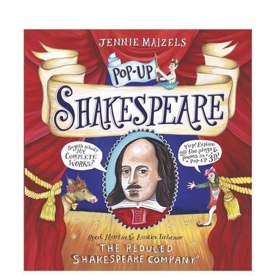 【现货】【立体书】莎士比亚完整作品【Pop-Up】Shakespeare The Complete Works英文儿童立体6-9岁精装The Reduced Shakespeare