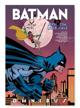 【现货】【DC Comics】蝙蝠侠英文漫画精装进口原版书Batman Jeph Loeb Tim Sale