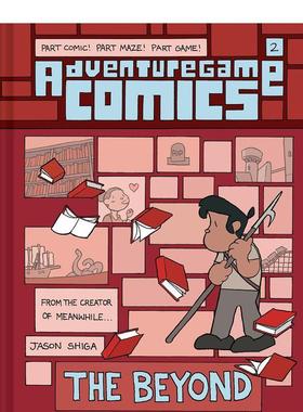 【现货】冒险游戏漫画超越（第2册）Adventuregame Comics英文儿童漫画Jason Shiga精装Amulet Books6-9岁进口原版书9781419757815
