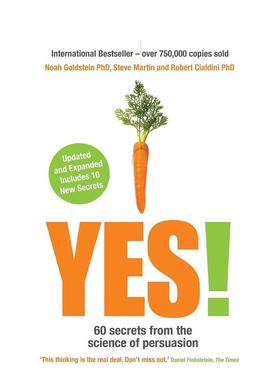 【预售】是的说服的60个秘密Yes!英文商业行销Noah Goldstein平装Profile Books进口原版书9781781257425