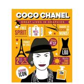 6岁精装 图像传记 Coco 可可香奈儿 Graphics 预售 Button Lives 书 Great Books进口原版 Chanel英文儿童绘本人物传记3