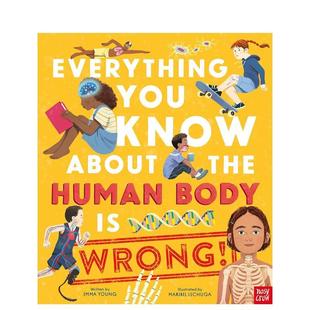 【现货】你所知道的人体知识都错了【EYKA】Everything You Know About the Human Body is Wrong!英文儿童绘本知识百科Emma Youn