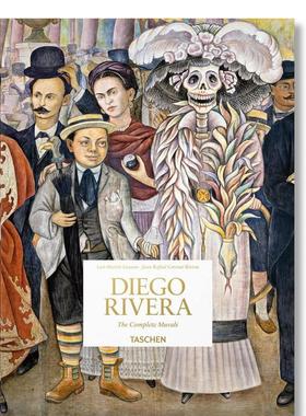 【现货】【TASCHEN】迭戈里维拉壁画全集Diego Rivera. The Complete Murals英文外国美术20世纪精装进口原版书9783836591195