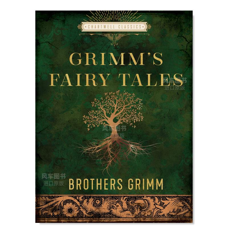【预售】格林童话英文文学世界文学进口原版外版书精装【Chartwell Classics】The Essential Grimm’s Fairy Tales Brothers Gri
