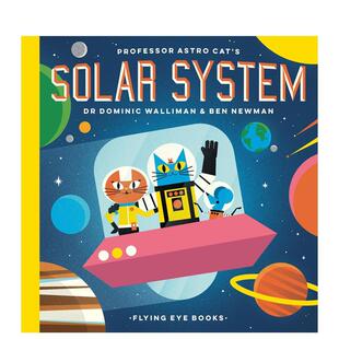 9岁精装 Walliman进口原 太阳系之旅 Cat’s Solar Astro 太空猫教授 Professor Dominic System英文儿童绘本IP系列6 现货
