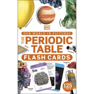 【现货】【DK】元素周期表 记忆卡片The Periodic Table Flash Cards英文文创卡牌DK Children进口原版书9780241536353