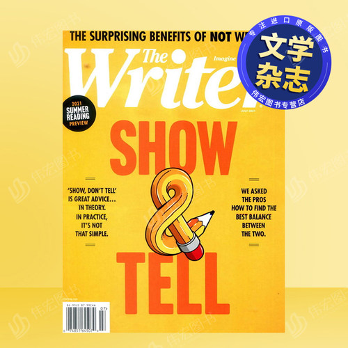 【现货】THE WRITER(USA) 2021年07期 7月刊 英文原版进口正版 杂志期刊 美国 单期
