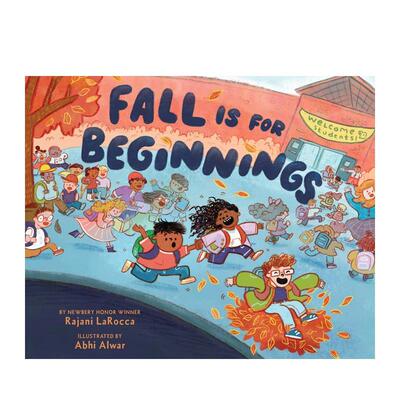【预售】秋日启程时Fall Is For Beginnings英文儿童绘本人际关系Rajani Larocca精装Abrams Books for Young Readers进口原版书9