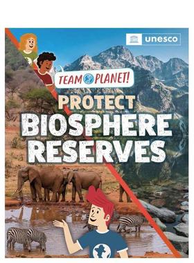 【预售】星球团队保护生物圈保护区【Team Planet!】Protect Biosphere Reserves英文儿童绘本知识百科Louise Spilsbury精装Frank