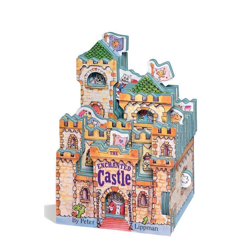 【预售】【迷你屋书】魔法城堡【Mini-House Book】The Enchanted Castle英文儿童趣味Peter Lippman纸板书Workman3-6岁进口原版书