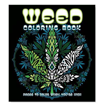 【预 售】野草涂色书Weed Coloring Book: Pages to Color When You're High 英文生活综合 Editors of Chartwell Books Chartwel