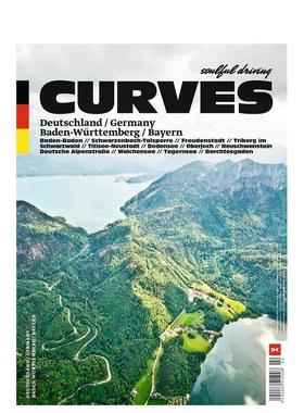 【预售】曲线德国德语  英语对照Curves英文旅行Stefan Bogner平装进口原版书Delius Klasing Verlag9783667121158