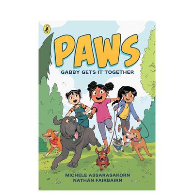 【现货】PAWS 卷1 加比振作起来PAWS #1英文儿童漫画平装9-12岁Puffin Books 进口原版书