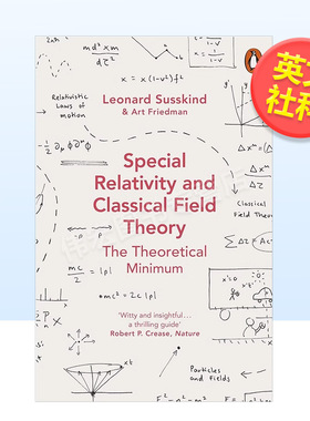 【预售】【简易理论】狭义相对论和经典场论英文社会科学进口原版外版书平装14岁以上【The Theoretical Minimum】Special Relat