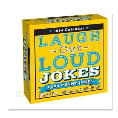 【预 售】大笑笑话：2024 年逐日挂历Laugh-Out-Loud Jokes 2024 Day-to-Day Calendar日历 原版图书进口外版书籍Elliott, Rob And