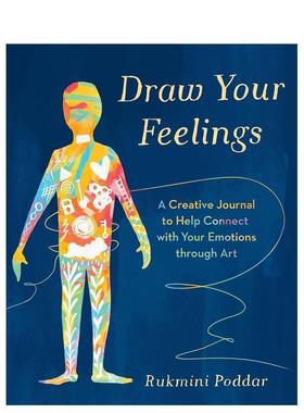 【预售】画出你的感受Draw Your Feelings英文心灵励志Rukmini Poddar平装进口原版书Vermilion9781785044779