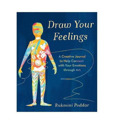 【预售】画出你的感受Draw Your Feelings英文心灵励志Rukmini Poddar平装进口原版书Vermilion9781785044779