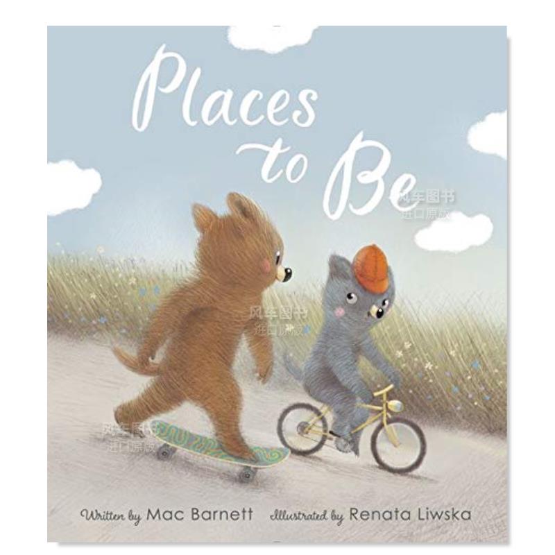 【现货】有的地方英文儿童绘本自我认知情绪管理进口原版书Places to Be Barnett著Balzer & Bray出版