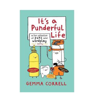 Life英文心灵励志Gemma 书9781909313286 它是一个艰难 Peters&Small进口原版 Ryland Correll精装 Punderful 生活Its 现货