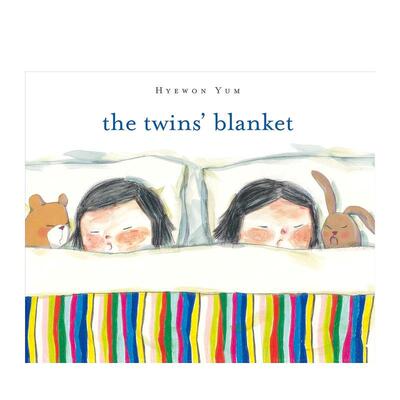 【预售】【博洛尼亚荣誉奖插画师Hyewon Yum】双胞胎的毯子平装版The Twins' Blanket英文儿童绘本人际关系3-6岁平装进口原版书H