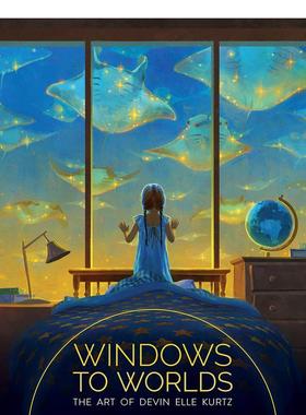 【现货】世界之窗德文艾尔库尔茨的艺术Windows to Worlds英文插画原画设定集3dtotal Publishing3dtotal Publishing精装进口原版