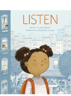 【预售】倾听Listen英文儿童绘本动物生态环保3-6岁精装Gabi Snyder进口原版书Simon & Schuster9781534461895