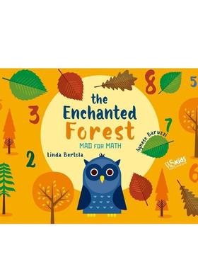 【预售】【疯狂数学】魔法森林奇遇记【Mad for Math】The Enchanted Forest英文儿童绘本知识百科Agnese BaruzziWhite star进口原