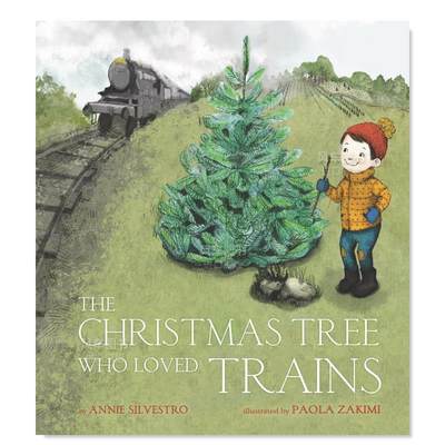 【现货】喜欢火车的圣诞树 英文儿童绘本节日庆典 Christmas Tree Who Loved Trains