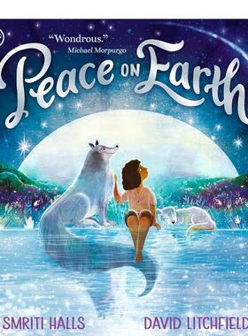 【预售】【英国插画师David Litchfield】平和与世平装版英文儿童绘本自我认知情绪管理进口原版外版书Smriti Halls平装6岁-9岁P