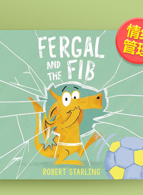 【现货】【小恐龙费格尔】费格尔与小小谎言英文儿童绘本自我认知情绪管理进口原版外版书3-6周岁【Fergal】Fergal and the FibR