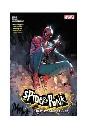 【现货】【Marvel】蜘蛛庞克华盛顿通缉中英文漫画平装进口原版书Spider-Punk: Banned in D.C. Cody Ziglar
