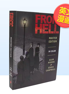 【预售】来自地狱大师版From Hell Master Edition英文漫画图书进口原版书Moore  Alan Top Shelf