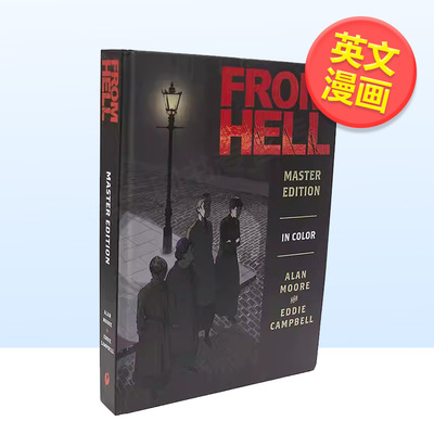 【预售】来自地狱大师版From Hell Master Edition英文漫画图书进口原版书Moore  Alan Top Shelf
