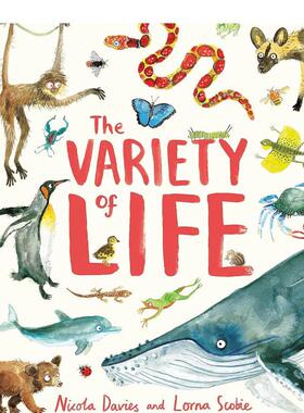【现货】生存的多样性The Variety of Life英文儿童绘本动物生态环保3-6岁精装Nicola Davies?进口原版书Hodder Children books97