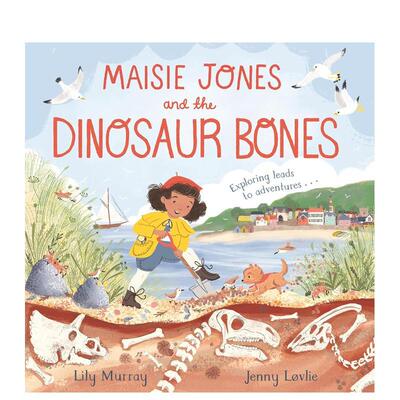 【现货】梅西琼斯与恐龙骨头Maisie Jones and the Dinosaur Bones英文儿童绘本动物生态环保Murray平装3-6岁Macmillan Children'