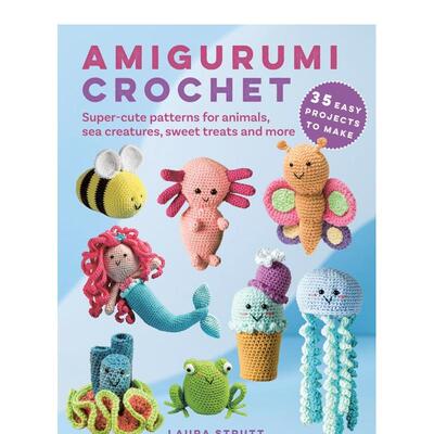 【预售】拼布钩织35个简易项目Amigurumi Crochet英文手工制作Laura Strutt平装进口原版书CICO Books9781800653429