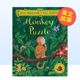 Macmillan 难题英文儿童故事进口原版 预售 Monkey 猴子 书平装 DonaldsonPan 外版 PuzzleJulia